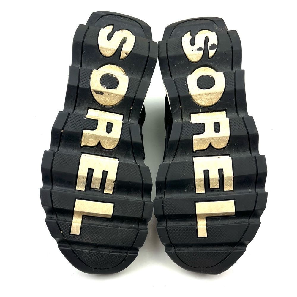 Sorel Black and White Women's Sneakers - Picture 8 of 9